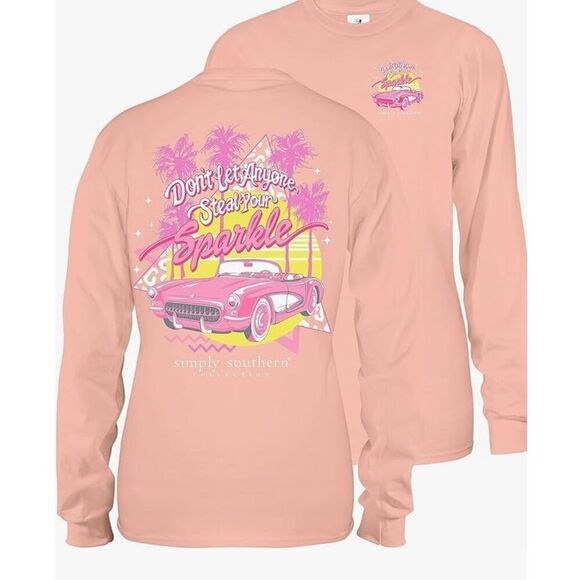 SIMPLY SOUTHERN MEDIUM “DON’T LET ANYONE STEAL YOUR SPARKLE” Short Sleeve T-SHIR - Picture 7 of 8